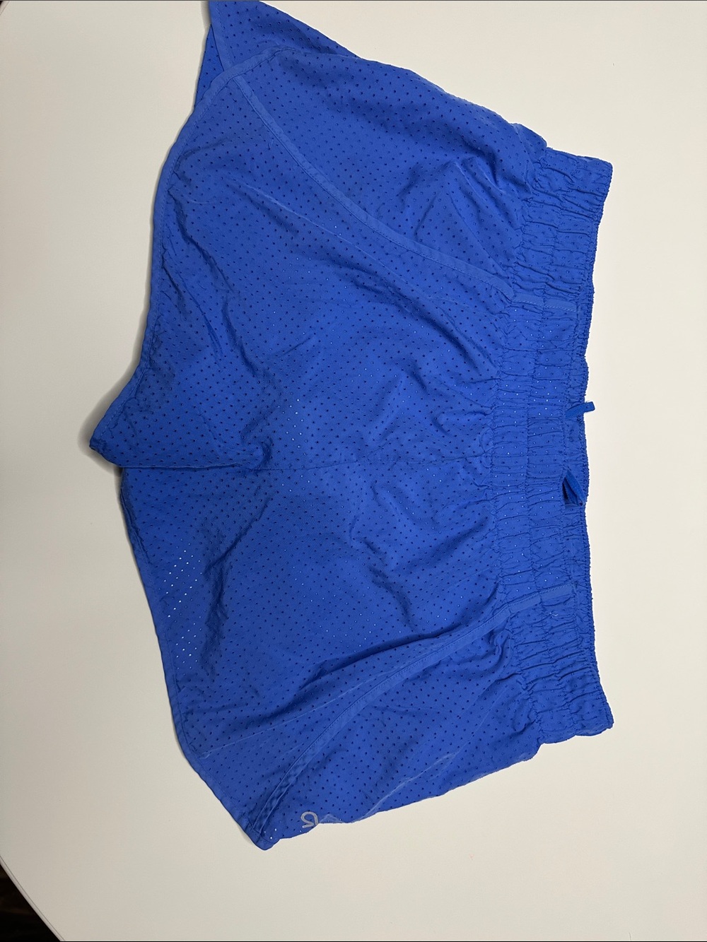 GAP Women's Royal Blue Athletic Mesh Shorts